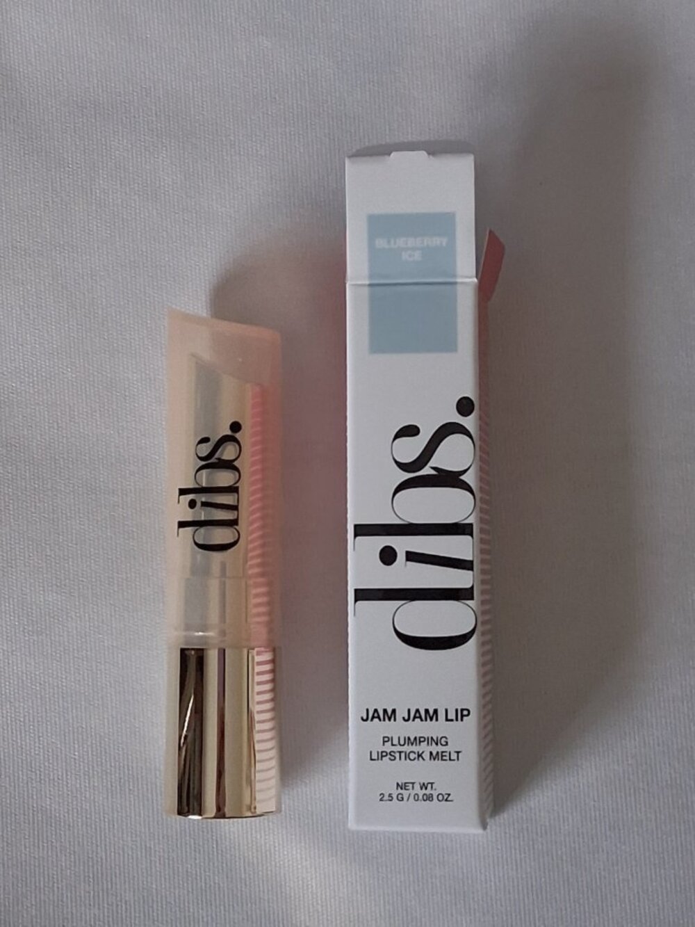 Dibs Beauty Jam Jam Lip Plumping Lipstick Melt Blueberry Ice NIB